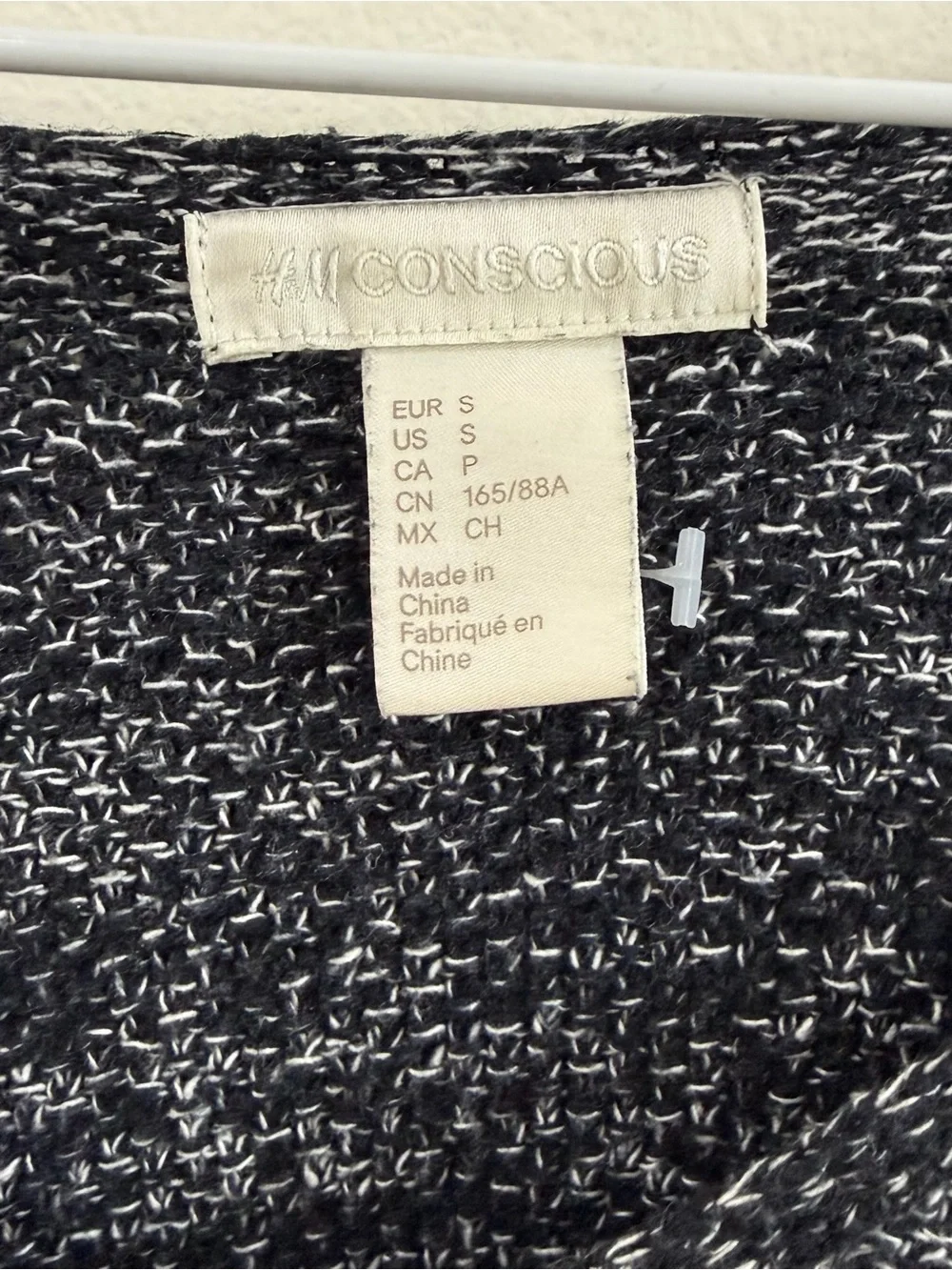 Black & White Knit Sweater
